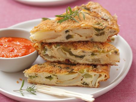 Paprika-Kartoffel-Tortilla Rezept