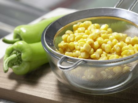 Paprika-Mais-Dip Zubereitung Schritt 1 Paprika-Mais-Dip Zubereitung Schritt 1