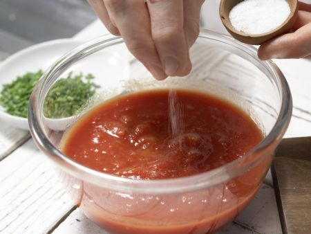 Paprika-Mais-Dip Zubereitung Schritt 5 Paprika-Mais-Dip Zubereitung Schritt 5
