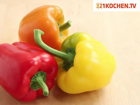 Paprika einfach häuten