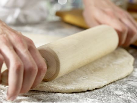 Parmaschinken-Pizza mit Rucola Zubereitung Schritt 7 Parmaschinken-Pizza mit Rucola Zubereitung Schritt 7