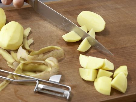 Pastete mit Auberginen und Rosmarinkartoffeln Zubereitung Schritt 9 Pastete mit Auberginen und Rosmarinkartoffeln Zubereitung Schritt 9