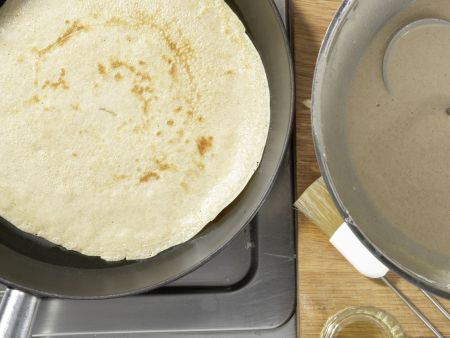 Pfannkuchen-Wraps Zubereitung Schritt 1 Pfannkuchen-Wraps Zubereitung Schritt 1