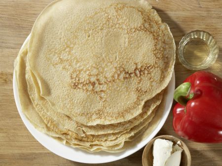 Pfannkuchen-Wraps Zubereitung Schritt 2 Pfannkuchen-Wraps Zubereitung Schritt 2