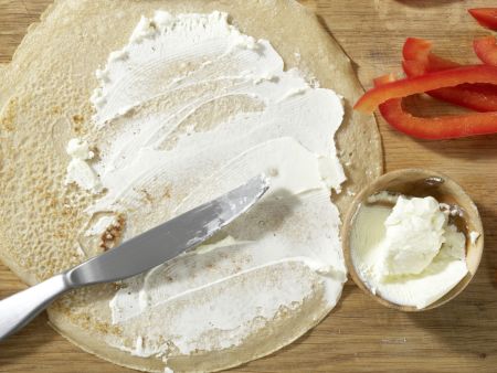 Pfannkuchen-Wraps Zubereitung Schritt 4 Pfannkuchen-Wraps Zubereitung Schritt 4