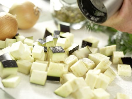 Pfeffriges Auberginen-Ragout Zubereitung Schritt 7 Pfeffriges Auberginen-Ragout Zubereitung Schritt 7