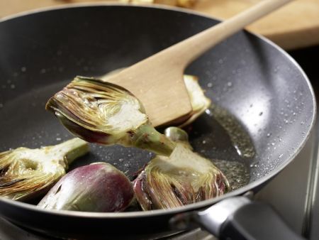 Pfifferlingssalat mit Artischocken Zubereitung Schritt 6 Pfifferlingssalat mit Artischocken Zubereitung Schritt 6