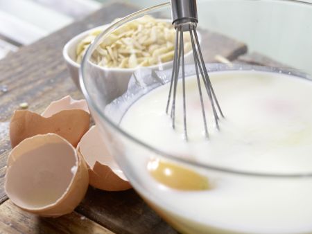 Pfirsichkuchen Zubereitung Schritt 2 Pfirsichkuchen Zubereitung Schritt 2