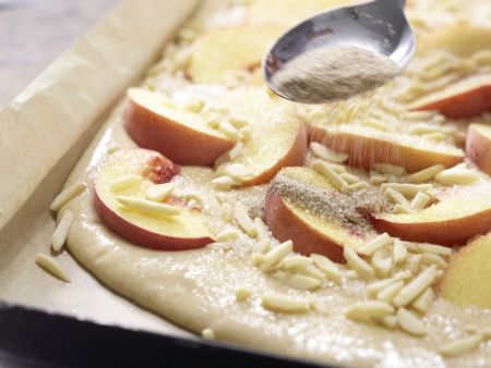Pfirsichkuchen Zubereitung Schritt 5 Pfirsichkuchen Zubereitung Schritt 5