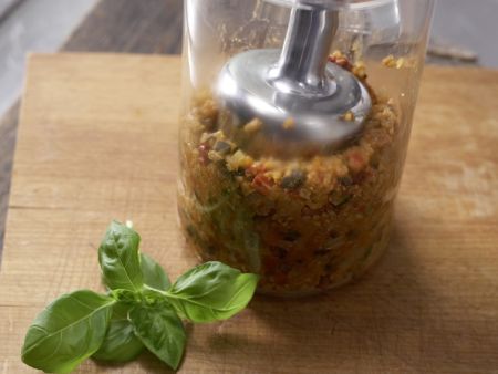 Pikante Tomaten-Grünkern-Creme Zubereitung Schritt 8 Pikante Tomaten-Grünkern-Creme Zubereitung Schritt 8