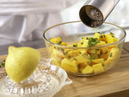 Pikanter Mangosalat Zubereitung Schritt 3 Pikanter Mangosalat Zubereitung Schritt 3