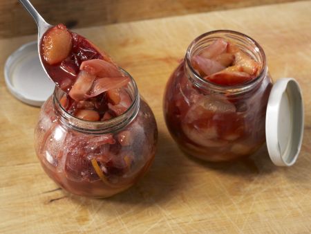 Pikantes Pflaumen-Chutney Zubereitung Schritt 7 Pikantes Pflaumen-Chutney Zubereitung Schritt 7