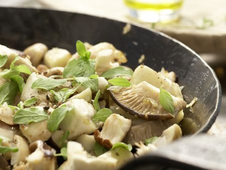 Pilz-Kaiserschmarren Zubereitung Schritt 7 Pilz-Kaiserschmarren Zubereitung Schritt 7