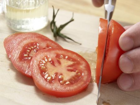 Pilz-Omelett mit Tomaten Zubereitung Schritt 2 Pilz-Omelett mit Tomaten Zubereitung Schritt 2