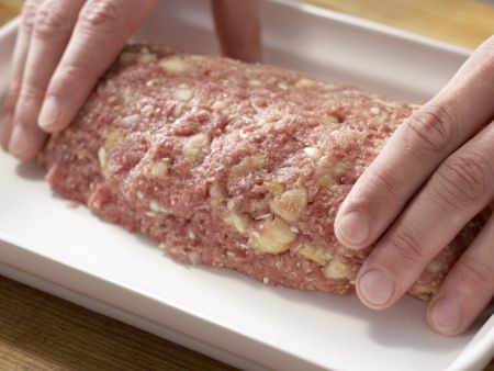 Pilzhackbraten in Rahmsauce Zubereitung Schritt 6 Pilzhackbraten in Rahmsauce Zubereitung Schritt 6