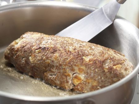 Pilzhackbraten in Rahmsauce Zubereitung Schritt 7 Pilzhackbraten in Rahmsauce Zubereitung Schritt 7