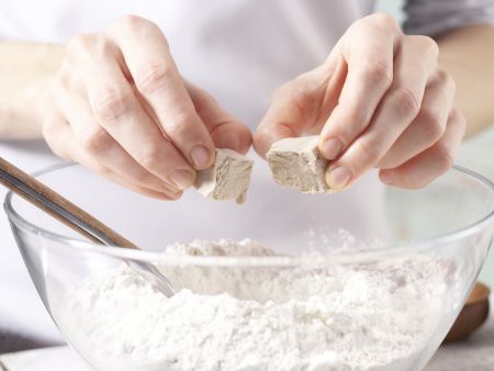 Pizza Primavera Zubereitung Schritt 1 Pizza Primavera Zubereitung Schritt 1