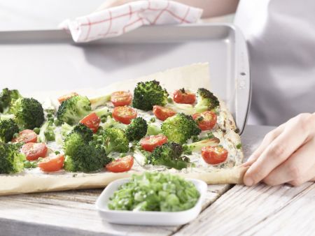 Pizza Primavera Zubereitung Schritt 8 Pizza Primavera Zubereitung Schritt 8