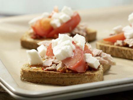Pizza-Toast mit Thunfisch Zubereitung Schritt 5 Pizza-Toast mit Thunfisch Zubereitung Schritt 5