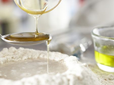 Pizzateig Zubereitung Schritt 2 Pizzateig Zubereitung Schritt 2