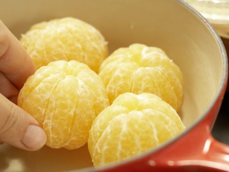 Pochierte Clementinen Zubereitung Schritt 4 Pochierte Clementinen Zubereitung Schritt 4