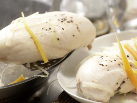 Pochierte Hähnchenbrust Zubereitung Schritt 10 Pochierte Hähnchenbrust Zubereitung Schritt 10