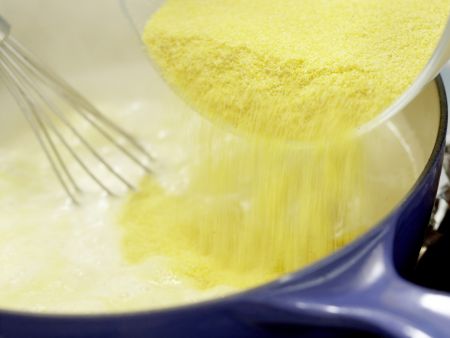 Polenta mit gebackenem Knoblauch Zubereitung Schritt 6 Polenta mit gebackenem Knoblauch Zubereitung Schritt 6