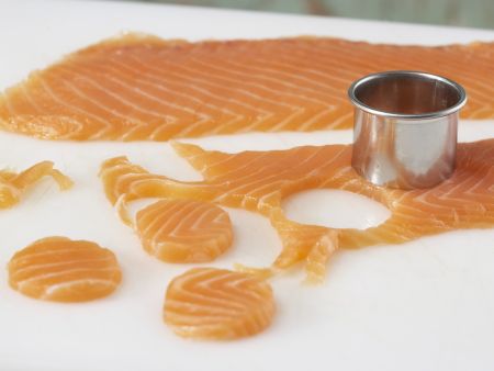 Polenta-Lachs-Türmchen Zubereitung Schritt 4 Polenta-Lachs-Türmchen Zubereitung Schritt 4