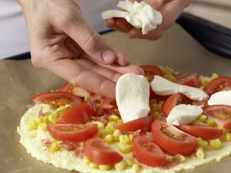 Polenta-Pizza Zubereitung Schritt 6 Polenta-Pizza Zubereitung Schritt 6