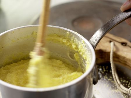 Polenta-Taler Zubereitung Schritt 3 Polenta-Taler Zubereitung Schritt 3