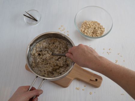 Porridge mit Kürbiskompott Zubereitung Schritt 2 Porridge mit Kürbiskompott Zubereitung Schritt 2