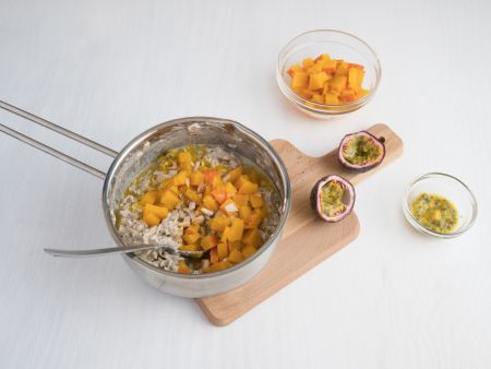 Porridge mit Kürbiskompott Zubereitung Schritt 4 Porridge mit Kürbiskompott Zubereitung Schritt 4