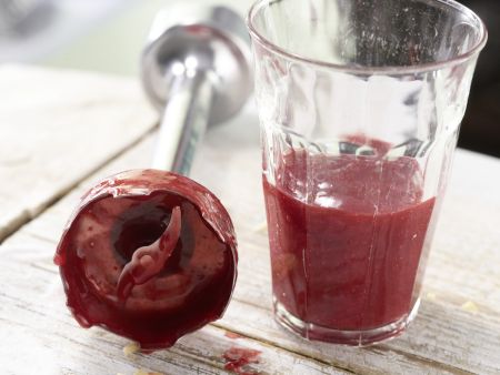 Preiselbeer-Joghurt-Schaum Zubereitung Schritt 1 Preiselbeer-Joghurt-Schaum Zubereitung Schritt 1