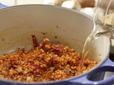Pürierte Linsensuppe Zubereitung Schritt 3 Pürierte Linsensuppe Zubereitung Schritt 3