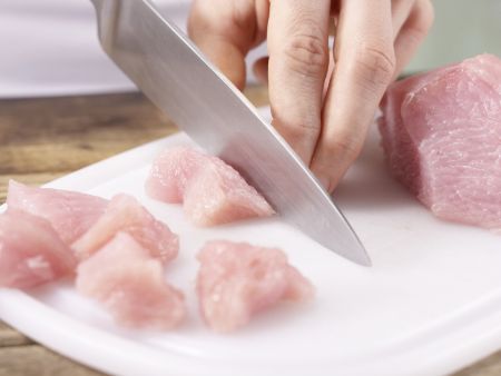 Putenspieße auf Spinat-Reis Zubereitung Schritt 1 Putenspieße auf Spinat-Reis Zubereitung Schritt 1