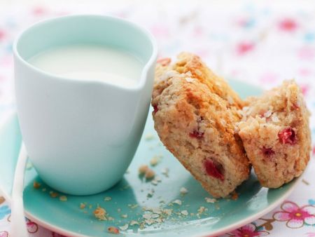 Quinoa-Erdbeer-Gebäck