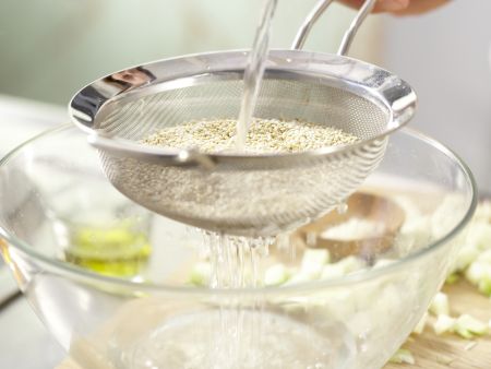 Quinoa mit Lauch Zubereitung Schritt 3 Quinoa mit Lauch Zubereitung Schritt 3