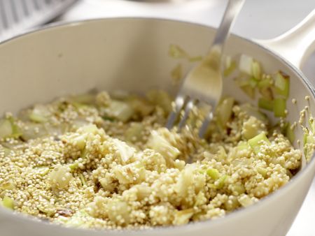 Quinoa mit Lauch Zubereitung Schritt 7 Quinoa mit Lauch Zubereitung Schritt 7
