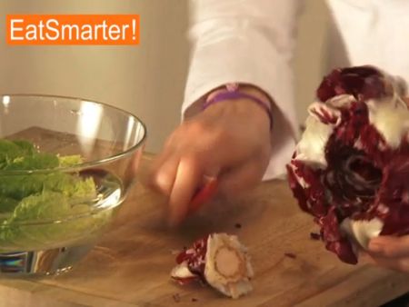 Gar nicht schwer: Radicchio perfekt vorbereiten