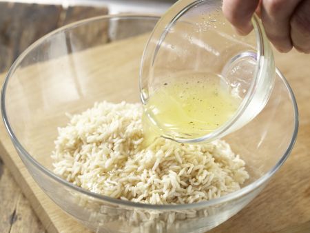 Radieschen-Reis-Salat Zubereitung Schritt 6 Radieschen-Reis-Salat Zubereitung Schritt 6