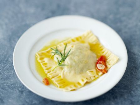Ravioli mit Ziegenkäse Rezept