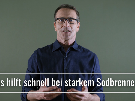 Was hilft schnell bei starkem Sodbrennen?