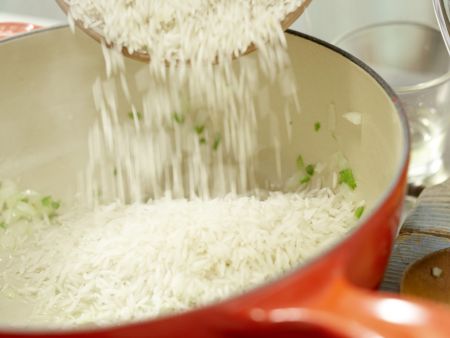 Reis mit Bohnen Zubereitung Schritt 7 Reis mit Bohnen Zubereitung Schritt 7