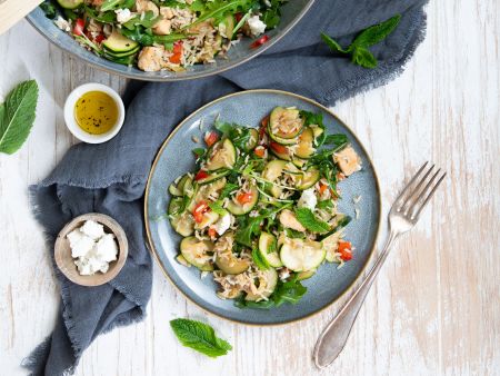 Reissalat mit Hähnchen