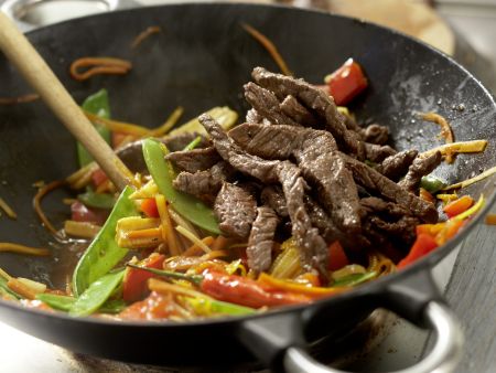 Rindfleisch aus dem Wok Zubereitung Schritt 13 Rindfleisch aus dem Wok Zubereitung Schritt 13