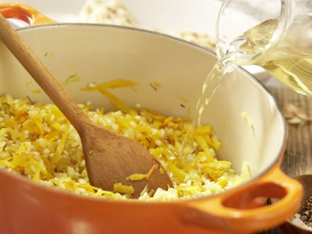 Risotto mit Kürbis Zubereitung Schritt 7 Risotto mit Kürbis Zubereitung Schritt 7