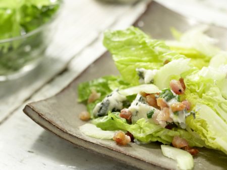 Römersalat mit Roquefort Zubereitung Schritt 9 Römersalat mit Roquefort Zubereitung Schritt 9