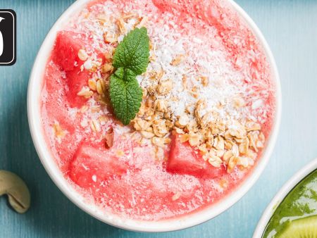 Rosa Smoothie-Bowl mit Wassermelone für den Thermomix® Rezept