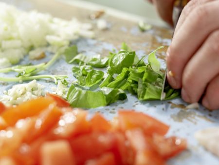 Rotbarbenfilet auf Spaghetti Zubereitung Schritt 2 Rotbarbenfilet auf Spaghetti Zubereitung Schritt 2