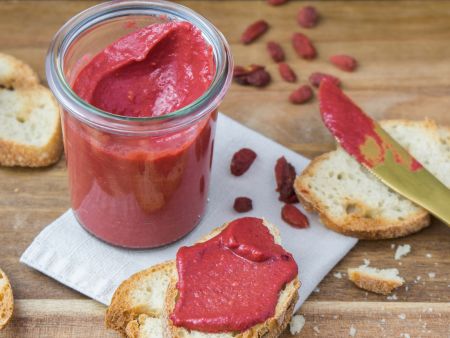 Rote-Bete-Frischkäse-Aufstrich Rote-Bete-Frischkäse-Aufstrich